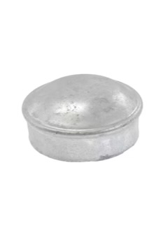 1-7/8 in. Galvanized Chain Link Dome Cap Prevent Buildup Inside Chain